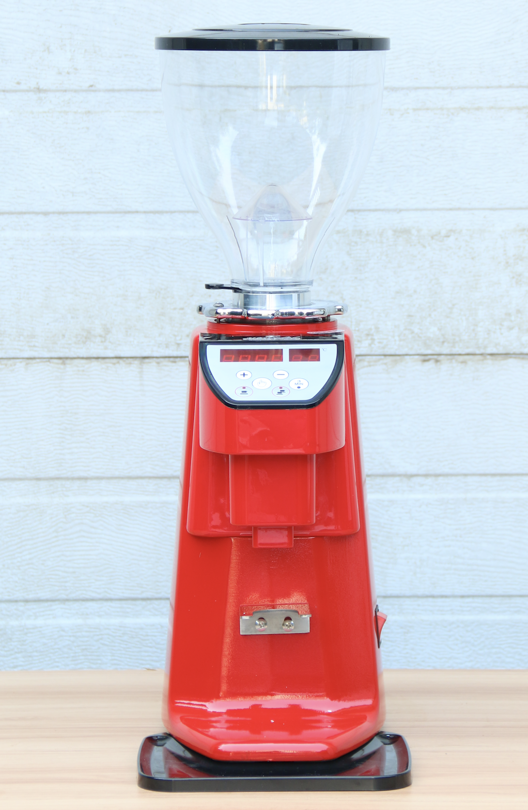 Red Electronic Commercial Coffee Grinder