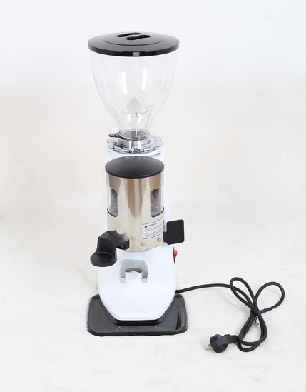 64mm mills Dispenser grinder white color with round hopper - 副本